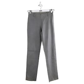 Stouls legging de couro Cinza