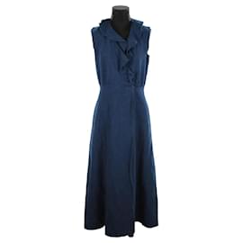 Apc-Cotton dress-Blue