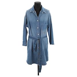 Zadig & Voltaire-Robe en coton-Bleu
