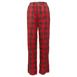 Balenciaga-Balenciaga Tartan Plaid Trousers-Multiple colors