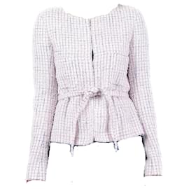 Chanel-Jaqueta de tweed com botões e cinto por 8 mil dólares.-Outro