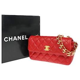 Chanel-CHANEL Mini matelasse-Rouge