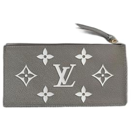 Louis Vuitton-Monederos, carteras, estuches-Beige,Gris