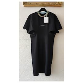 Givenchy-GIVENCHY BAUMWOLL-T-SHIRT MIT SEITLICHEN ÖFFNUNGEN.-Schwarz