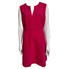 Diane Von Furstenberg-DvF Fleur Jersey-Kleid in Fuchsia-Fuschia