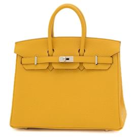 Hermès-HERMES BIRKIN 25-Giallo