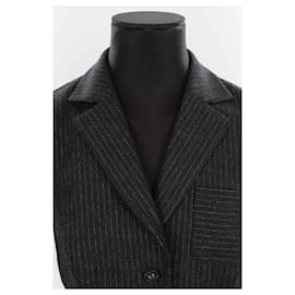 Diane Von Furstenberg-Wool blazer-Dark grey