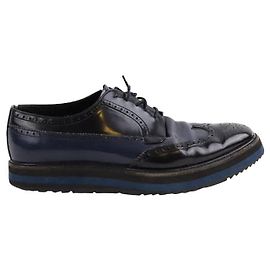 Prada leather lace-ups Black