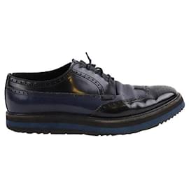 Prada stringate in pelle Nero