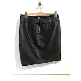 Helmut Lang-HELMUT LANG  Skirts T.US 2 leather-Black