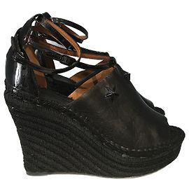 GIVENCHY Sandals T.EU 40 Leather Black