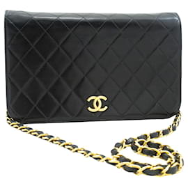 Chanel-Bolsa de aba Chanel-Preto
