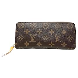 Louis Vuitton-Louis Vuitton Portefeuille Clemence Canvas Long Wallet M60744 in good condition-Other