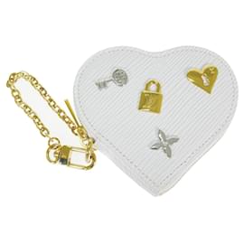 Louis Vuitton-Louis Vuitton Love Lock Heart Coin Purse Leather Coin Case M63996 in excellent condition-Other