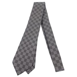 Louis Vuitton-Cravatta in tela Louis Vuitton Damier Classic Tie M71214 In ottime condizioni-Altro