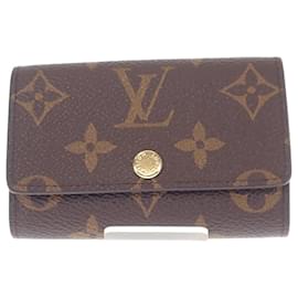 Louis Vuitton-Louis Vuitton Multiclés 6 Porta-chaves em lona M62630 em boa condição-Outro