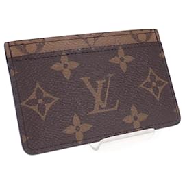 Louis Vuitton-Louis Vuitton Porte Cartes Einfaches Canvas-Kartenetui M61733 In sehr gutem Zustand-Andere