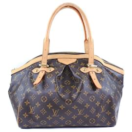 Louis Vuitton-Louis Vuitton Tivoli GM Canvas Shoulder Bag M40144 in good condition-Other