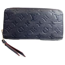 Louis Vuitton-Louis Vuitton Zippy Wallet Portefeuille long en cuir M62121 en bon état-Autre