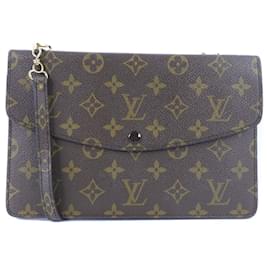 Louis Vuitton-Louis Vuitton Double Mule Canvas Shoulder Bag M51815 in Excellent condition-Other
