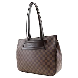 Louis Vuitton-Louis Vuitton Parioli PM Canvas Tote Bag N51123 in fair condition-Other