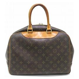 Louis Vuitton-Louis Vuitton Bolso De Lona Deauville M47270 en buenas condiciones-Otro