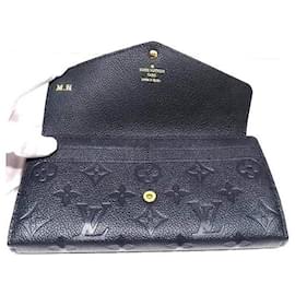 Louis Vuitton-Portafoglio lungo Louis Vuitton Portefeuille Sarah in pelle M61182 in buone condizioni-Altro