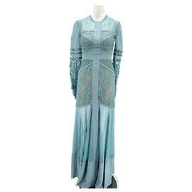 ELIE SAAB Vestidos T.fr 36 Algodón Turquesa