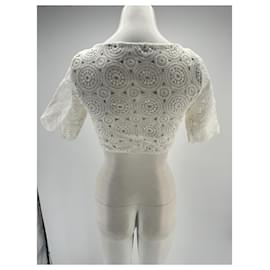 Autre Marque-ROTATE Oberteile T.Internationale S-Baumwolle-Weiß