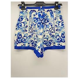 Dolce & Gabbana-DOLCE & GABBANA  Shorts T.fr 38 cotton-Blue