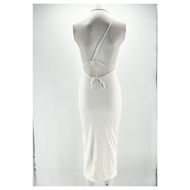 Autre Marque-FANCI Kleider T.Internationales S-Polyester-Weiß