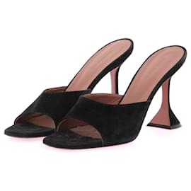 Amina Muaddi-AMINA MUADDI Sandalen T.EU 42 Wildleder--Schwarz