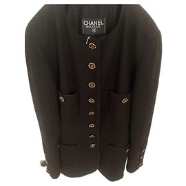 Chanel Vintage 94 CC button Jacket Black