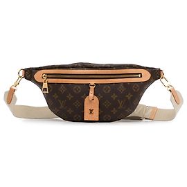 Louis Vuitton - Gürteltasche mit hohem Bund und Monogramm in Braun Braun