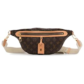 Louis Vuitton-Louis Vuitton Brown Monograma Cintura Alta Bumbag-Marrom