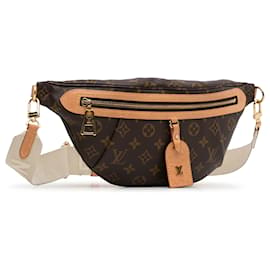 Louis Vuitton-Marsupio a vita alta con monogramma marrone Louis Vuitton-Marrone