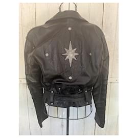 Roberto Cavalli-Biker jackets-Black
