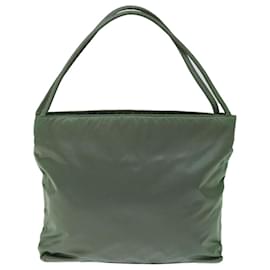 Prada-PRADA Hand Bag Nylon Khaki Auth 70592-Khaki