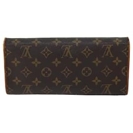 Louis Vuitton-LOUIS VUITTON Monogram Pochette Twin GM Shoulder Bag M51852 LV Auth bs13535-Monogram