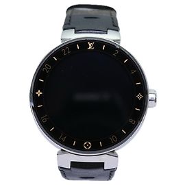 LOUIS VUITTON Monogram Tambour Horizon Digital Smart Watch QA003Z LV Auth am6018 Monogram