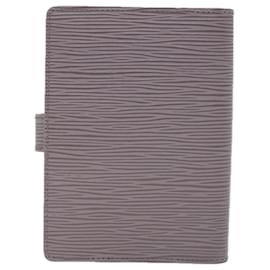 Louis Vuitton-LOUIS VUITTON Epi Agenda PM Tagesplaner Cover Lilac R2005B LV Auth Herr094-Andere