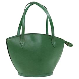 Louis Vuitton-LOUIS VUITTON Epi Saint Jacques Shopping Shoulder Bag Green M52264 auth 69295-Green
