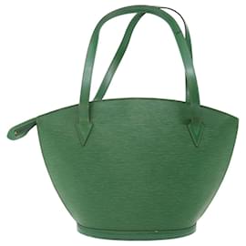 Louis Vuitton-LOUIS VUITTON Epi Saint Jacques Shopping Shoulder Bag Green M52264 auth 69295-Green