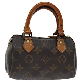 Louis Vuitton-LOUIS VUITTON Monogram Mini Speedy Hand Bag M41534 LV Auth 70495-Monogram