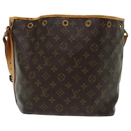 Louis Vuitton-LOUIS VUITTON Monogram Petit Noe Shoulder Bag M42226 LV Auth ar11494-Monogram