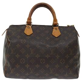 Louis Vuitton-Louis Vuitton Monogram Speedy 30 Hand Bag M41526 LV Auth yk11608-Monogram