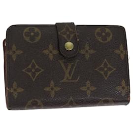 Louis Vuitton-LOUIS VUITTON Monogramm Porte Monnaie Billets Viennois Geldbörse M61663 Auth 70691-Monogramm