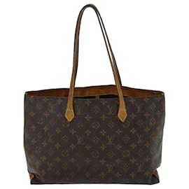 Louis Vuitton-LOUIS VUITTON Monogram Wilshire MM Hand Bag M45644 LV Auth 70540-Monogram