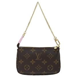 Louis Vuitton-Minibolso Pochette Vivienne con monograma de LOUIS VUITTON M45905 LV Auth 70308UNA-Monograma