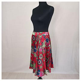 Kenzo-Vintage Kenzo silk boho skirt-Multiple colors